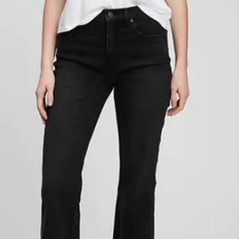 High Rise Kick Fit Jeans with Washwell